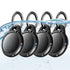 Waterproof Case for Tracker, 4 Pack Tracker Keychain Holder Compatible with Apple Trackers, Ultra Durable Anti-Scratches Protective Case with Keyring/Strap for Luggage, Backpack, Dog Collar